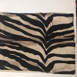 2 NEW!!! PILLOW ZEBRA COVER!!!